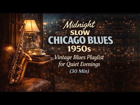 Slow Chicago Blues 1950s Playlist | Vintage Chicago Blues Mix (30 Minute Classic Blues)