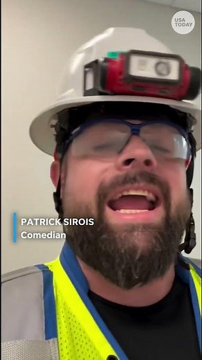 Comedian finds himself in a hole, watch the hilarious rescue