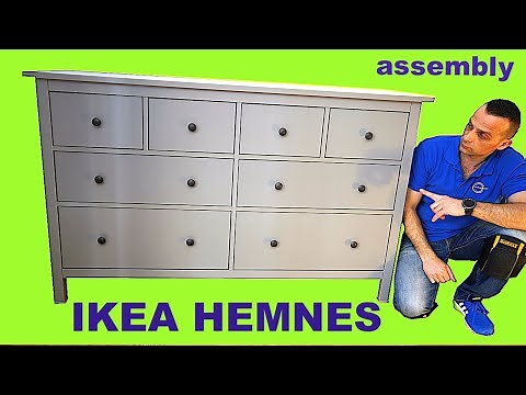 IKEA HEMNES 8 drawer dresser assembly