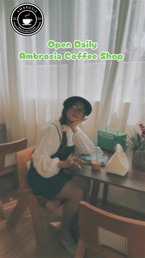 Open Daily Ambrosia Coffee Shop လွမ်းနေပြီဆိုင်လေးကို ပိတ်ရက်မရှိဖွင့်ပါတယ်နော်🫶#Ambrosia #၁၆ကွေ့မှတ်တိုင်၊လှိုင်သာယာမြို့နယ် #foryoupageofficiall #birthdaycake #fpy
