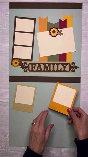 Family Photos scrapbook kit