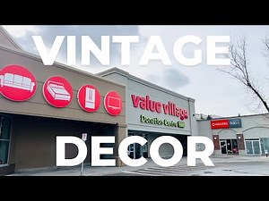 THE BEST VALUE VILLAGE!!! | Thrift With Me | HUGE VINTAGE HOME DECOR HAUL! 🇨🇦