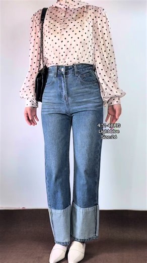 Stylish Straight Pants with Lip-Edge Design