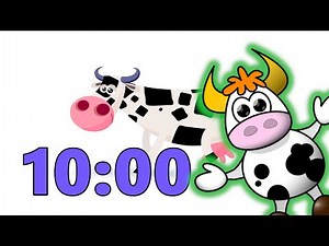 10 Minute Countdown Timer - Cow in a Hurry! 🐄