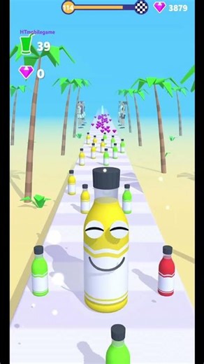 Gameplay top mobile games Relaxing n satisfying game iOS/ANDROID JUICE RUN #shorts Level 114