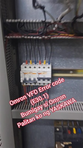 Omron VFD Error code (E30.1) Part 1 | Vic Cariaga Ibarra Jr
