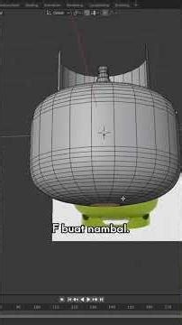 Bikin gas hijau di blender 2.80 #blender