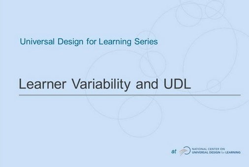 UDL and Learner Variability