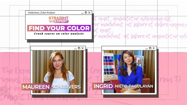 1.4K reactions · 65 shares | DO YOU KNOW WHICH COLORS BEST SUIT YOU? In this episode of GMA Lifestyle's #StraightFromTheExpert, Maureen Schrijvers and Image Consultant and Certified Color Consultant Ingrid Nieto-Pagulayan discuss the trending color analysis test. Watch HERE: | GMA Lifestyle | Facebook