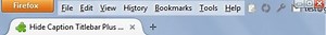 How to Hide Firefox Title Bar