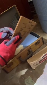 More #whatsinthebox from behind the bathroom wall! Otherwise known as #secretroom #2. #antiques #hiddentreasure #hiddenintheattic #hiddeninthewalls | Living in History