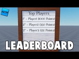 Como criar uma LEADERBOARD simples! (OrderedDataStore) - ROBLOX STUDIO
