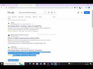 how to use ello english study app