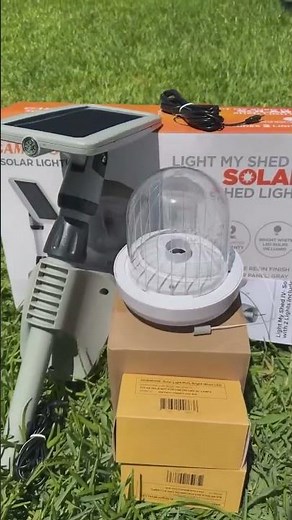 Shed Upgrade with Gama Sonic’s Light My Shed IV | 100% Solar Powered Lighting