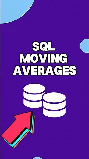 Learn how to calculate moving averages in SQL 🔥 #Programming #Data #SQL #Coding #DataAnalytics