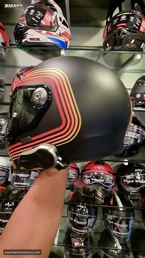 Sena B20 mesh intercom installed on the HJC V10 Fiona helmet