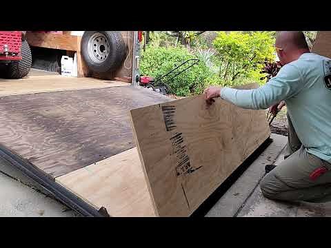 Ramp door extension flap installation