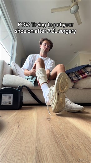 The Struggle of Putting on Shoes After ACL Surgery