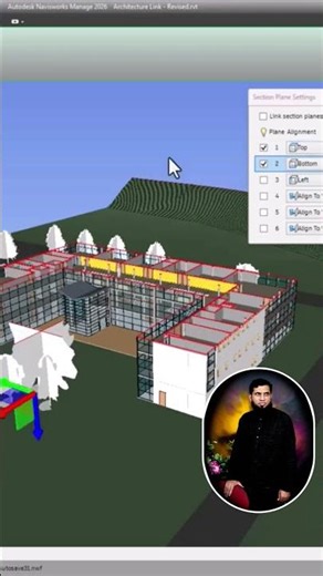Learn how to use Sectioning in Autodesk Navisworks 2026. #navisworks #navisworks2026
