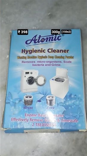 Atomic washing machine powder ₹398 pack of two 300g(150*2)