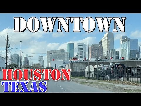 Houston - Texas - 4K Downtown Drive
