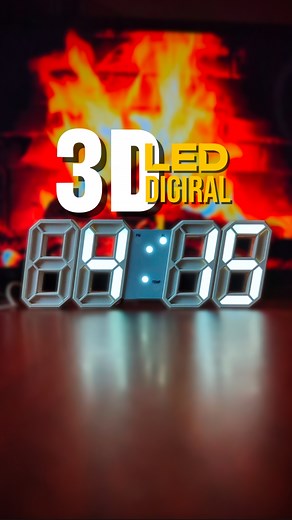 Aesthetic 3D LED Digital Clock Review