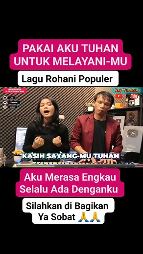 PAKAI AKU TUHAN UNTUK MELAYANI-MU Lagu Rohani Ucapan Syukur ❤️ Silahkan di Bagikan Ya Sobat 🙏 #PakaiAkuTuhan #PakaiAkuTuhanUntukMelayaniMu #LaguRohaniTerbaik #LaguRohaniKristen #RayGultom #NuniSarah | Ray Gultom