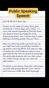 79K views · 749 reactions | Public speaking speech writing idea part_75 #PublicSpeaking #speech | English Class | Facebook