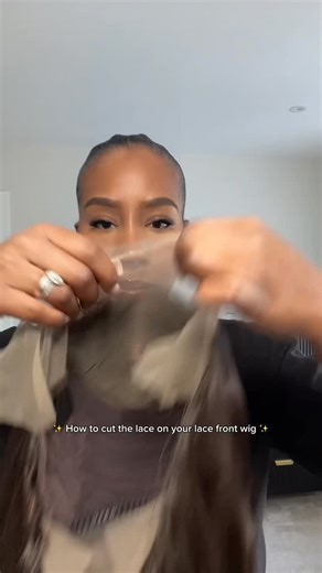 How to cut the lace on your lace front wig ✨ If you want to see the full install head to our recent post ￼殺 For orders, we have a lace cutting service available to add to basket  #hairanatomyuk #syntheticwigs #luxurywigs #wiginstall #wigtutorial #wigtips #lacecutting | Hair Anatomy UK | Facebook