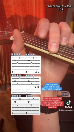 7.5K views · 178 reactions | Another great CCR riff. Who’ll Stop The Rain #whollstoptherain #ccr #creedenceclearwaterrevival #guitar | Jamparkguitar | Facebook