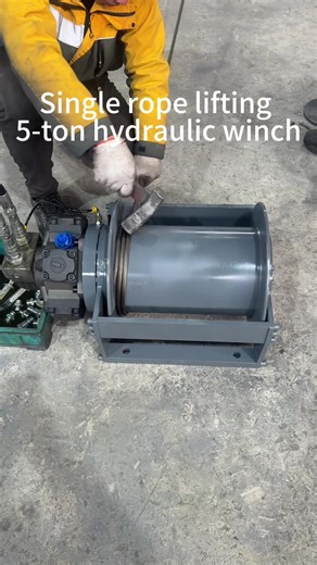 Single Rope Lifting 4-Ton Hydraulic Winch Explained