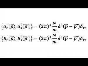 Fermion Quantization: Quantization Of A Free Dirac Field | Quantum Field Theory