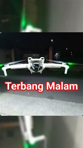 Hasil Kamera Drone Dji Mini 3 Di Malam Hari. #drone #dji #djiindonesia