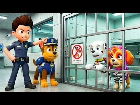 Marshall and Skye Are in Jail!! What Did Officer Ryder Do? - PAW Patrol Ultimate