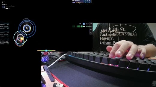 【osu】sidetracked day前半段2miss手元