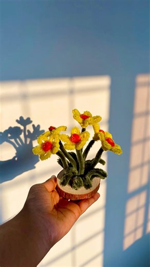 Dancing daisies ഉണ്ടാക്കാം|DIY pipecleaner craft|#youtubeshorts#shorts#shortsfeed#diy#craft#diycraft