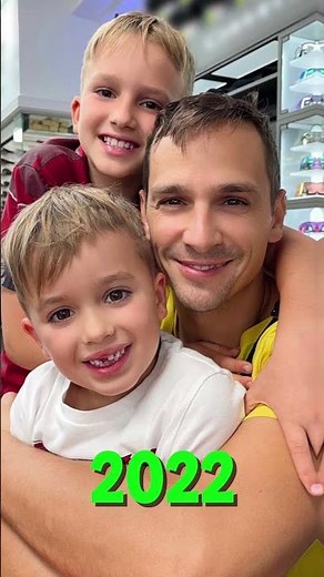 Vlad and Niki with Dad Then and Now (2017-2026) #nostalgia