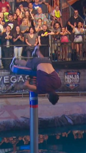 Incredible Ninja Warrior Recovery Save! #shorts #athlete #parkour