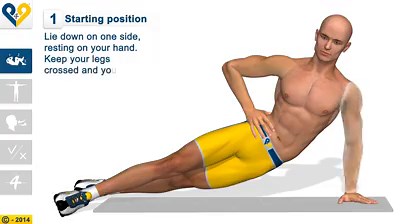 This #exercise is an advanced variant of the classic side #plank. By keeping your arm fully stretched and the your legs crossed, you ensure that the difficulty of the #workout increases: we therefore recommend this exercise to those who have an intermediate/advanced skill level and good muscle tone. If you want to learn how to do new exercises, subscribe to Passion4Profession's channel on YouTube! http://goo.gl/H4luup | Passion4Profession