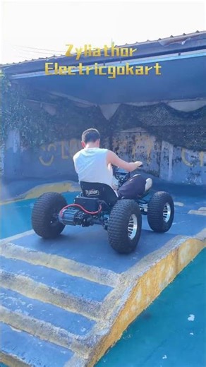 1.E-Kart: Eco-Power Meets Track Frenzy#Zyliathor #Electric #goKart #fyp #atv #karting