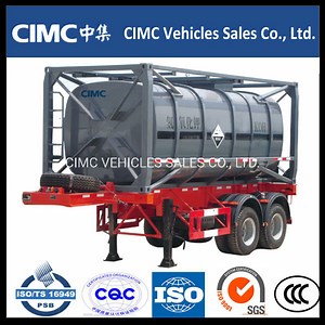 [Hot Item] Cimc 20FT 40FT Liquid Chemial Storage ISO Tank Container