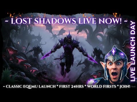 🔴 The ALL NEW Lost Shadows Server is HERE! | Day 1 Survival - First Players, First Deaths, First Dr