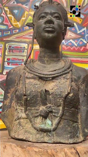 Rare Bronze of Queen Amina of Zaria (1977) 👑