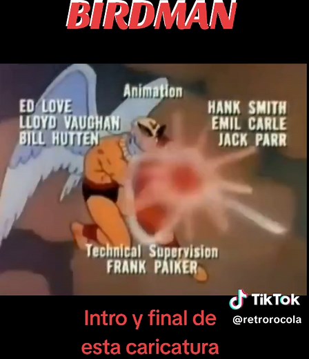 De nuevo...el intro de caricaturas que mas les ha gustado... BIRDMAN...el hombre pajaro...en los 80s iba a comprar las tortillas para el almuerzo...y despues miraba a BIRDMAN #Birdman #Cartoons