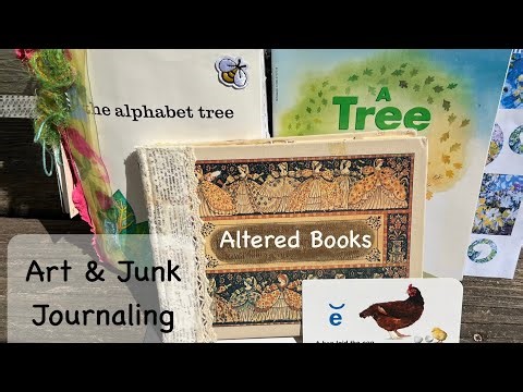 What to do in an Altered Book? Altered Books ideas, JunkJournals, Art Journals