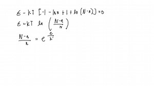 Define a Frenkel defect and derive an expression for the density of such defects as a function of temperature. | Numerade