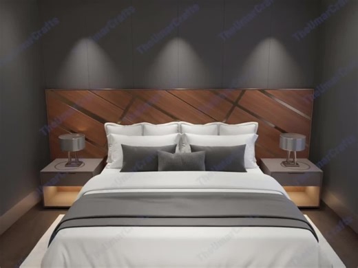 Luxury Geometric Epoxy Wood Headboard - Etsy