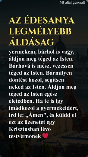 Egy édesanya imája a gyermekéért – minden anya szívéhez szól