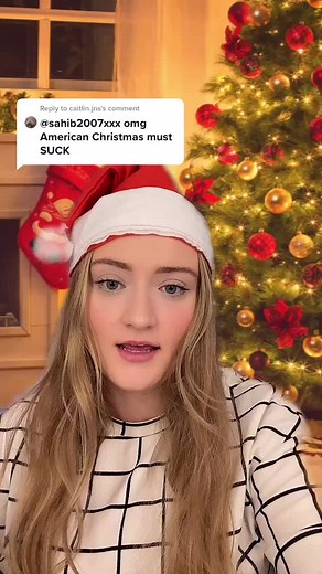 Reply to @caitlin.jns I’ll try to explain some of our traditions soon #fyp #foryou #americanintheuk #ukvsusa #holidayseason #christmas