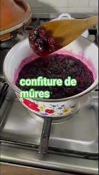 confitures de mûres #food #cooking